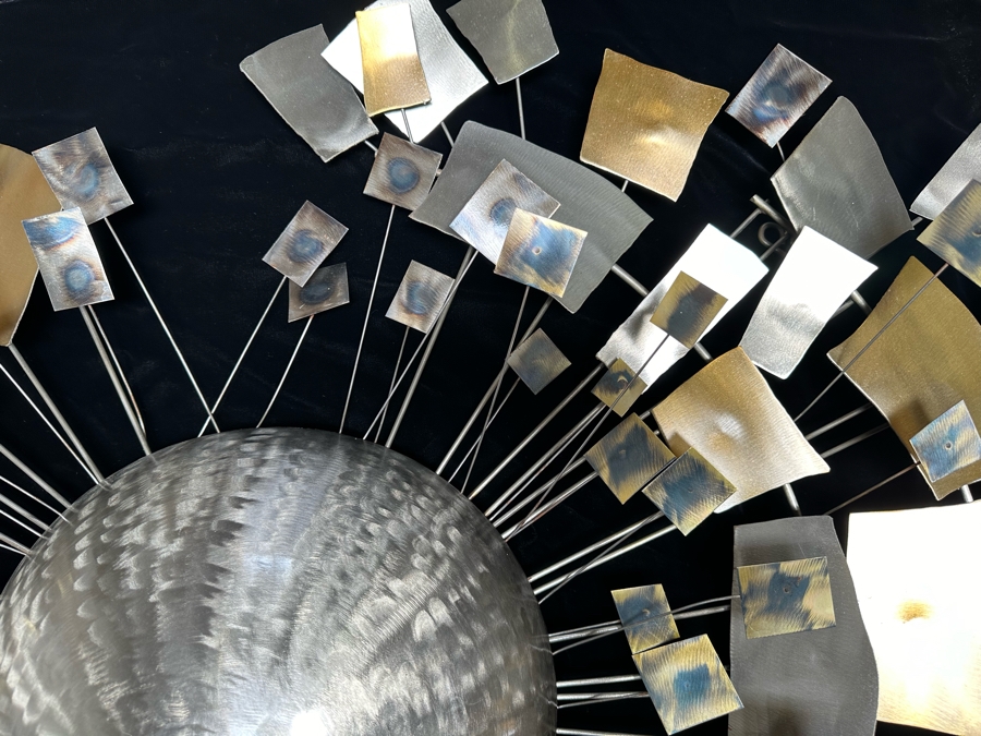 Large Signed Curtis Jere Gallery Quality Handmade Metal Wall Sculpture 53W X 32H [Photo 9]