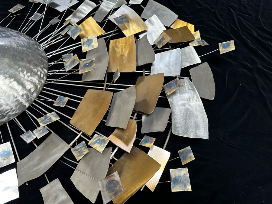 Large Signed Curtis Jere Gallery Quality Handmade Metal Wall Sculpture 53W X 32H [Photo 7]