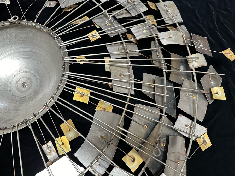 Large Signed Curtis Jere Gallery Quality Handmade Metal Wall Sculpture 53W X 32H [Photo 13]