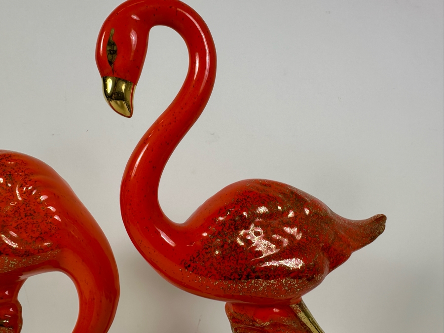 Pair Of California Pottery Flamingos 16'H [Photo 4]