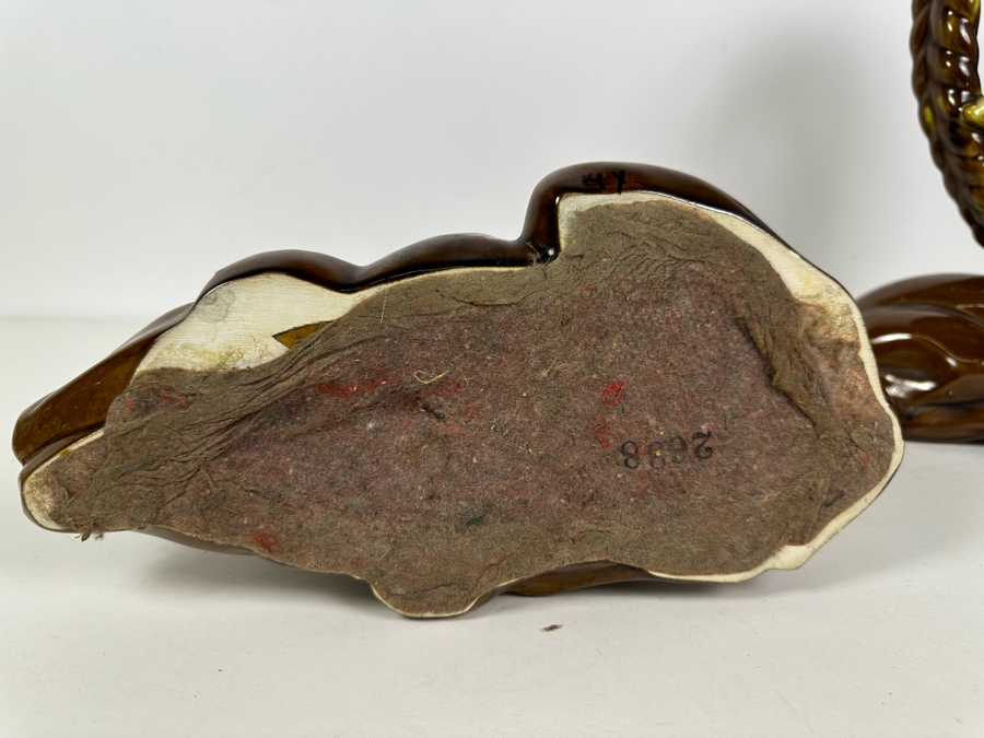 Pair Of Large Vintage MCM Pottery Gazelles 13.5'H [Photo 7]