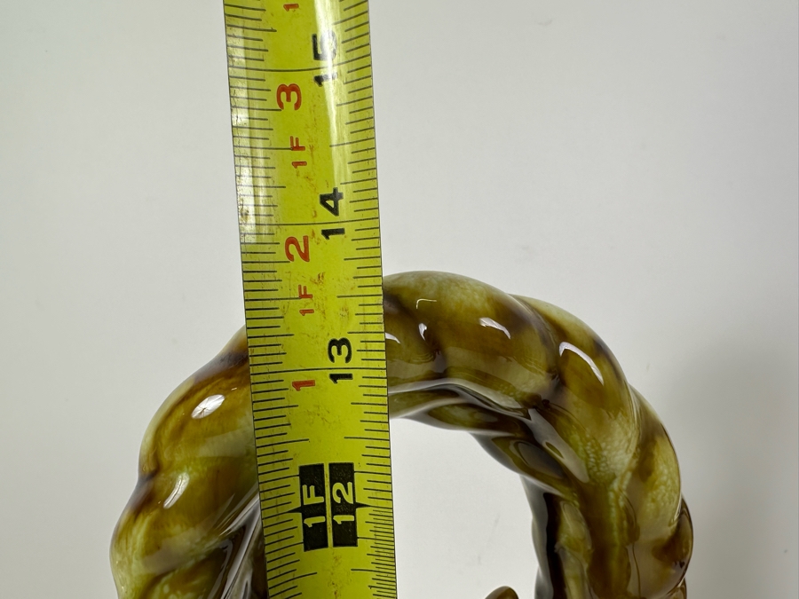 Pair Of Large Vintage MCM Pottery Gazelles 13.5'H [Photo 8]