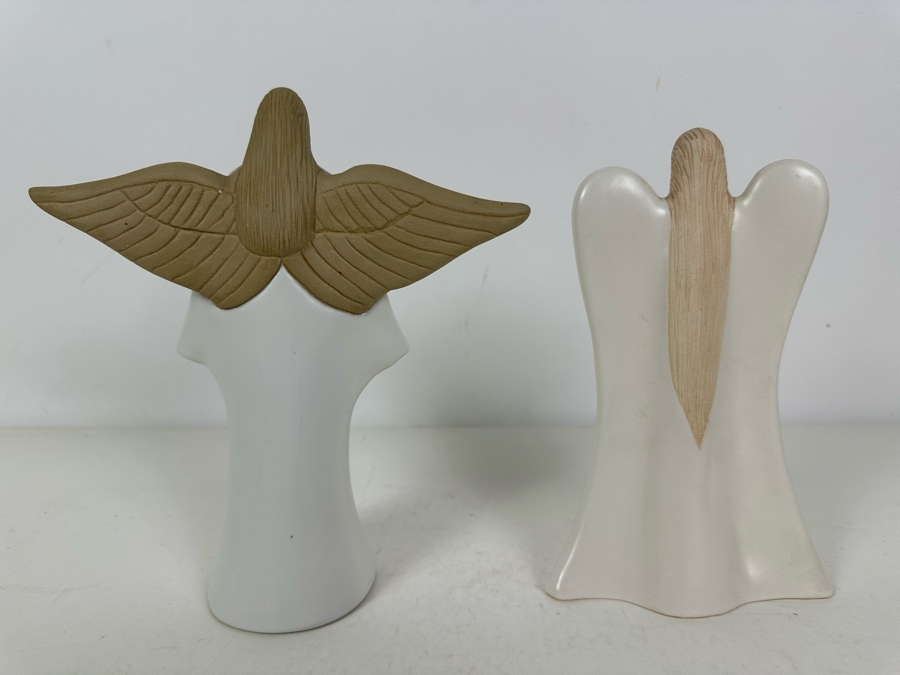 Pair Of Jack Black Modern Navajo Ceramic Abstract Figurines 8.5'H [Photo 4]