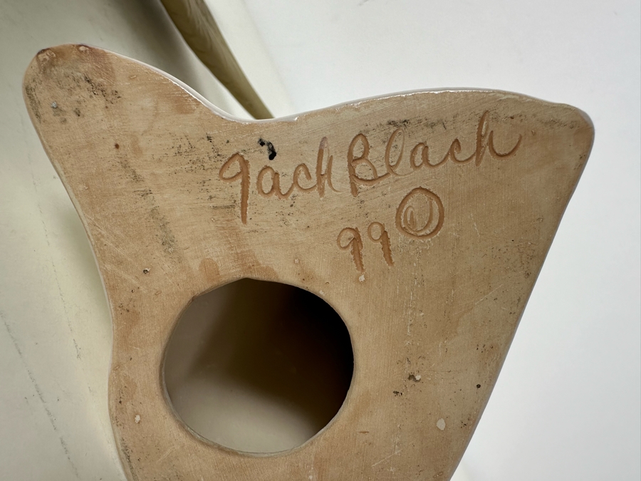 Pair Of Jack Black Modern Navajo Ceramic Abstract Figurines 8.5'H [Photo 5]