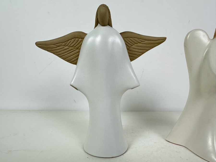 Pair Of Jack Black Modern Navajo Ceramic Abstract Figurines 8.5'H [Photo 2]