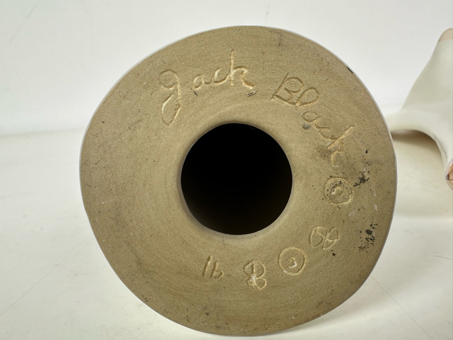 Pair Of Jack Black Modern Navajo Ceramic Abstract Figurines 8.5'H [Photo 6]