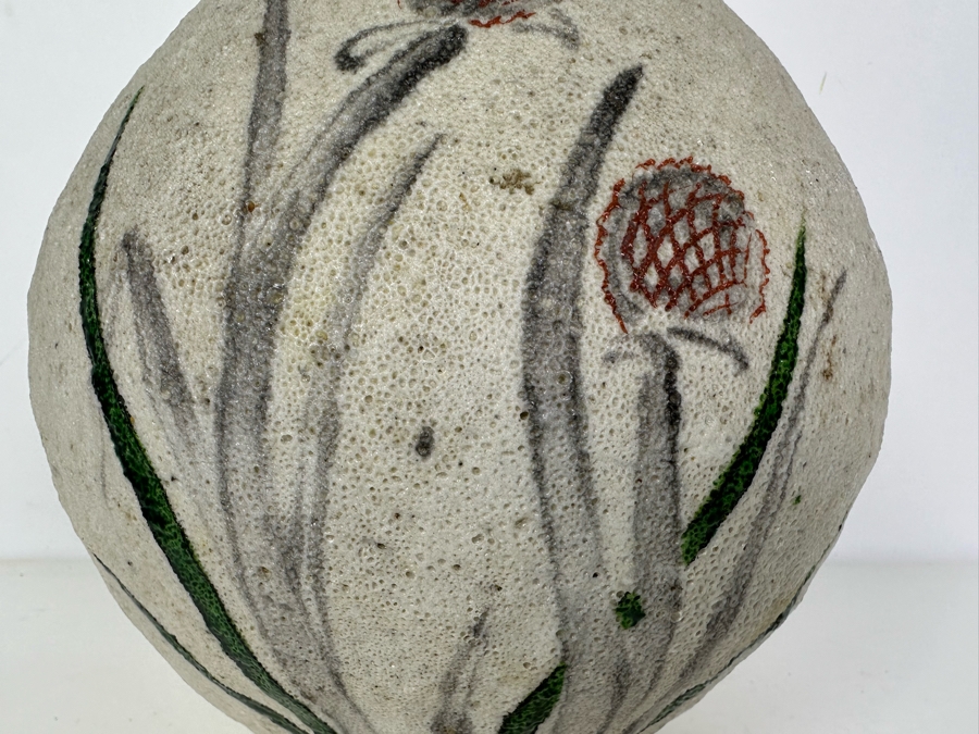 Vintage Signed Hand Painted Asian Vase 11'H [Photo 8]