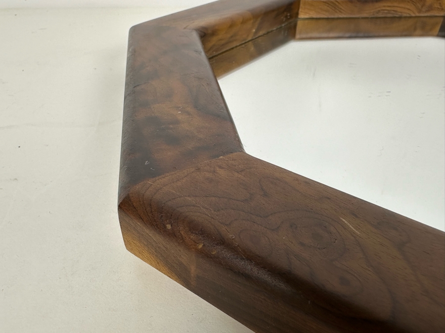 Wooden Wall Mirror 14.5'W X 14.5'H [Photo 2]