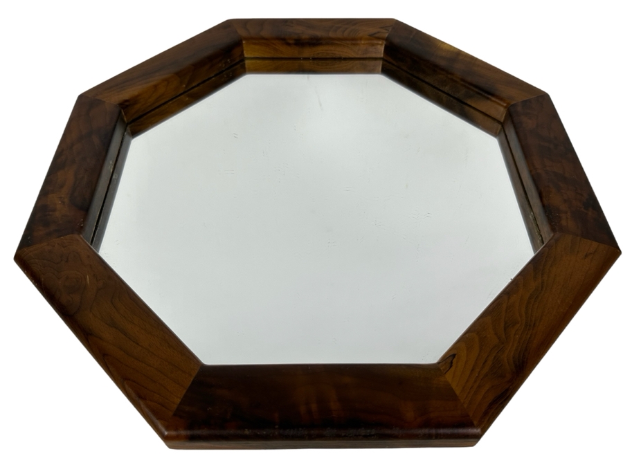 Wooden Wall Mirror 14.5'W X 14.5'H