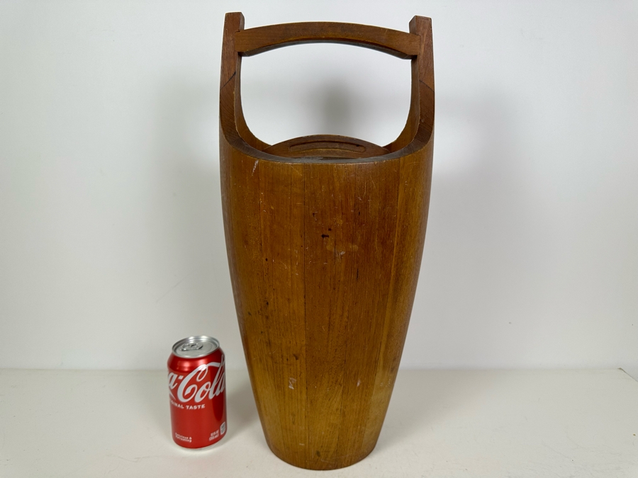 Vintage Dansk Design Denmark Wooden Ice Bucket [Photo 2]