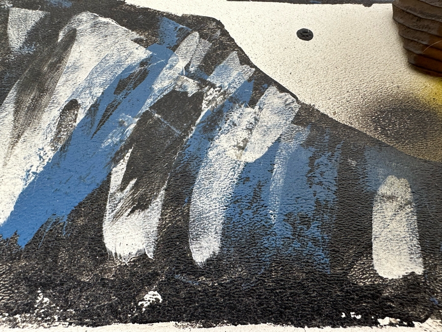 Vintage Mid-Century Modern Witco Sculptural Grey Gull Abstract Bird Painting With Wooden Wing And Frame 31.5'W X 14.5'H [Photo 10]