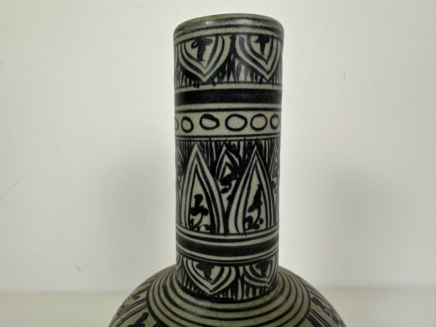 Vintage Hand Painted Porcelain Vase 10'H [Photo 3]