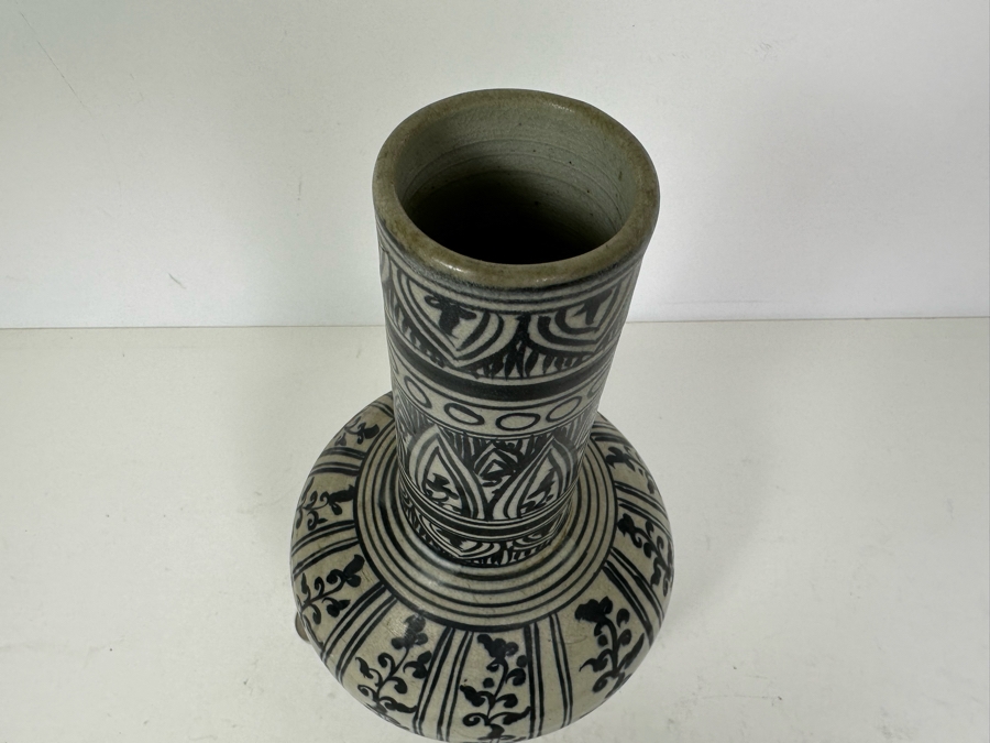 Vintage Hand Painted Porcelain Vase 10'H [Photo 4]