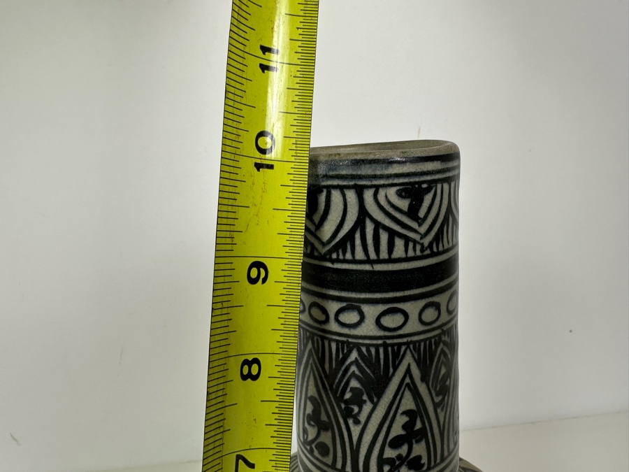 Vintage Hand Painted Porcelain Vase 10'H [Photo 11]