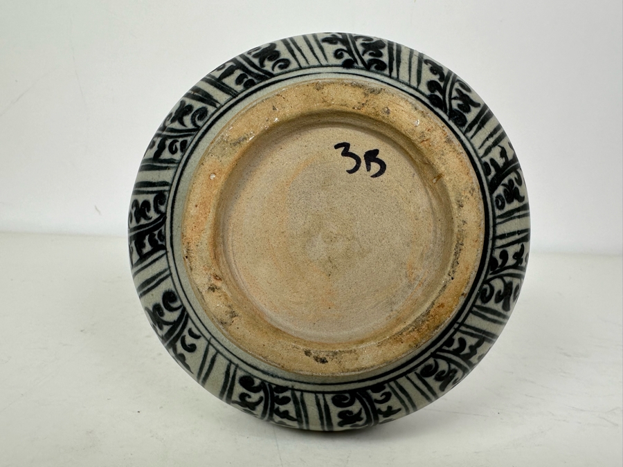 Vintage Hand Painted Porcelain Vase 10'H [Photo 9]