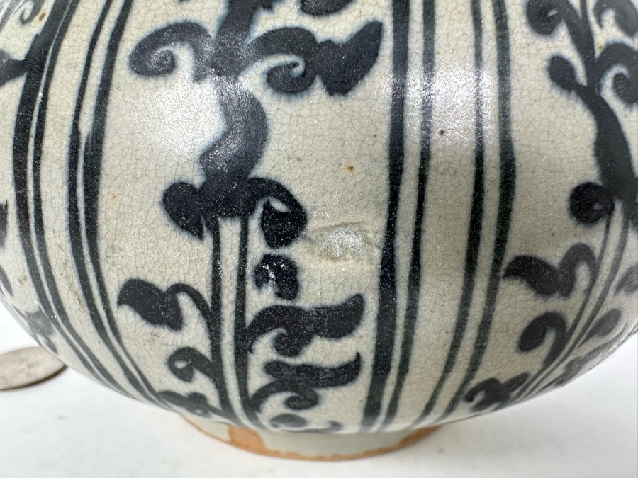 Vintage Hand Painted Porcelain Vase 10'H [Photo 8]