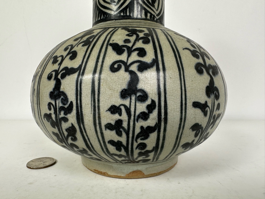 Vintage Hand Painted Porcelain Vase 10'H [Photo 2]