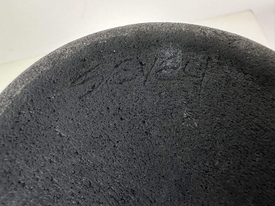 Vintage Signed Raku Pottery With Lid 19'H [Photo 11]