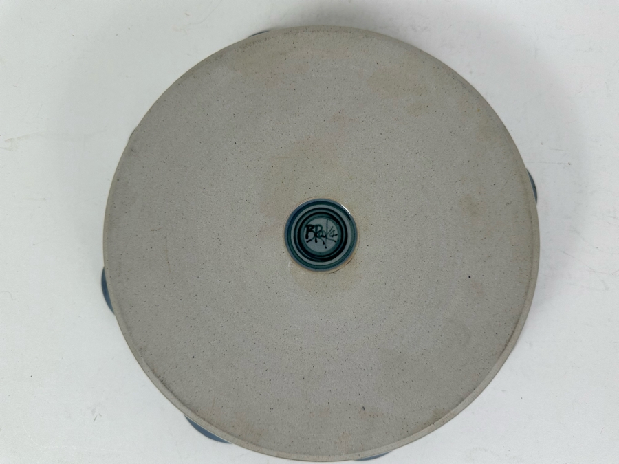 Vintage James Brooke Signed Functional Pottery Pie Dish 11'W [Photo 5]
