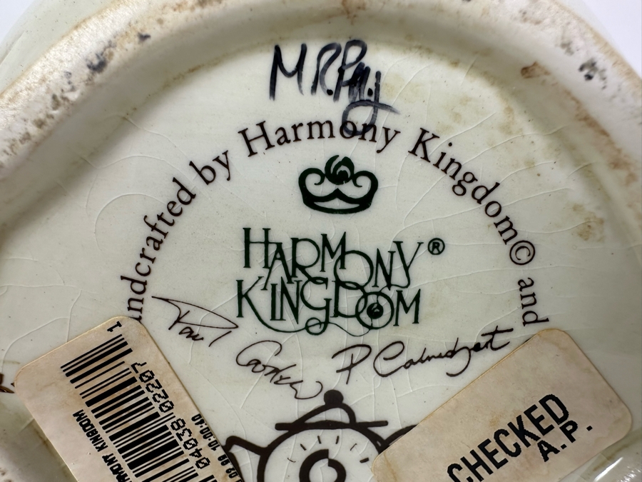 Limited Edition Cardew Design & Harmony Kingdom Teapot Signed & Numbered 813 Of 3,850 7'H [Photo 8]