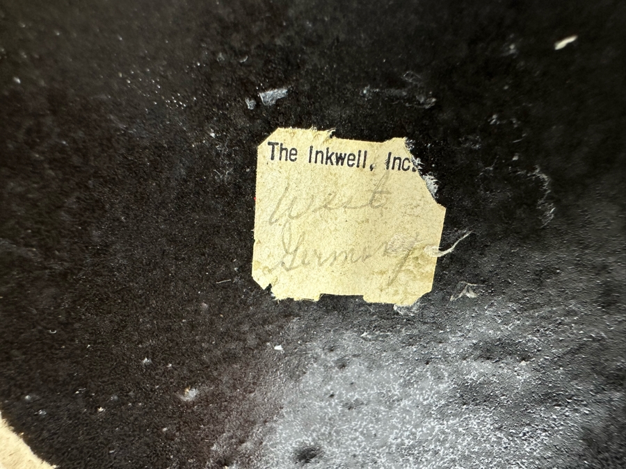 Vintage Glazed Art Pottery Vases From Belgium (L) & Germany (R) 9'H [Photo 8]