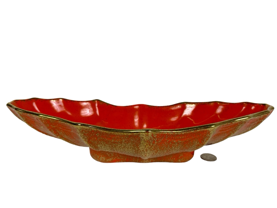 Vintage California Pottery Centerpiece Bowl 15.5'W X 2.5'H [Photo 1]