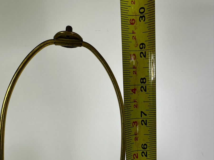 Impressive Italian Murano Glass Pink Swirl Table Lamp 29.5'H No Shade [Photo 11]