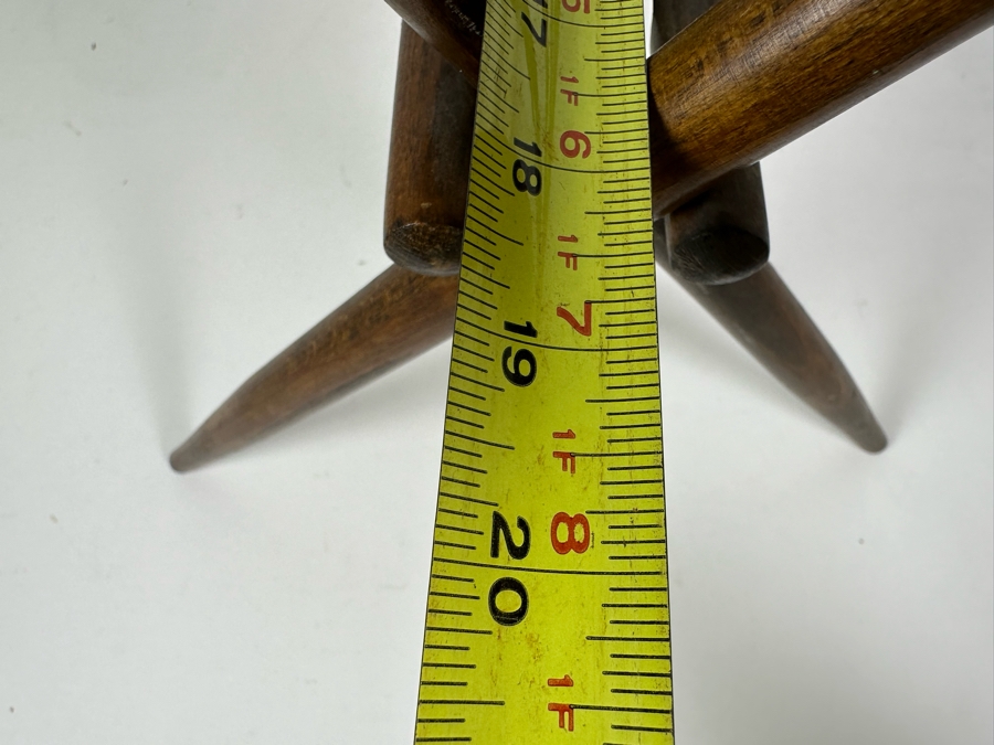 Mid-Century Modern Folding Magazine Rack Masterpiece In Wood Nasco Yugoslavia 19'W X 17'H [Photo 7]