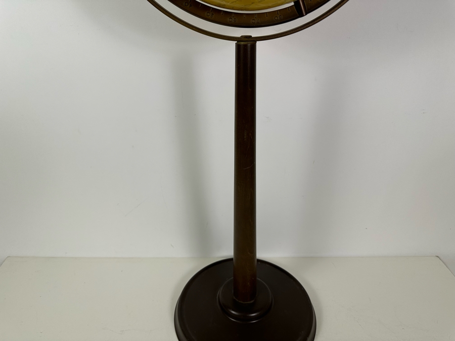 Vintage Mid-Century Cram's Imperial 12' World Globe With Metal Stand 35'H [Photo 6]