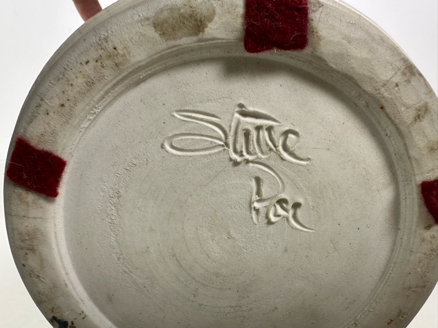 Large Artist Signed Art Pottery Vase 11'H [Photo 6]