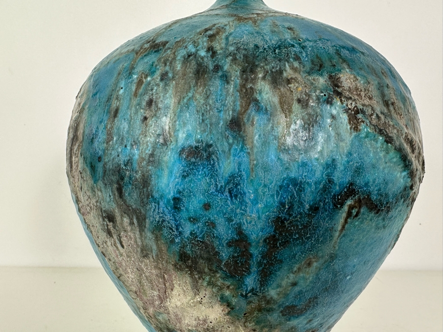 Stunning Alex Long Signed Pottery Vase 1992 15'H [Photo 4]