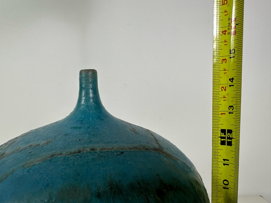 Stunning Alex Long Signed Pottery Vase 1992 15'H [Photo 11]