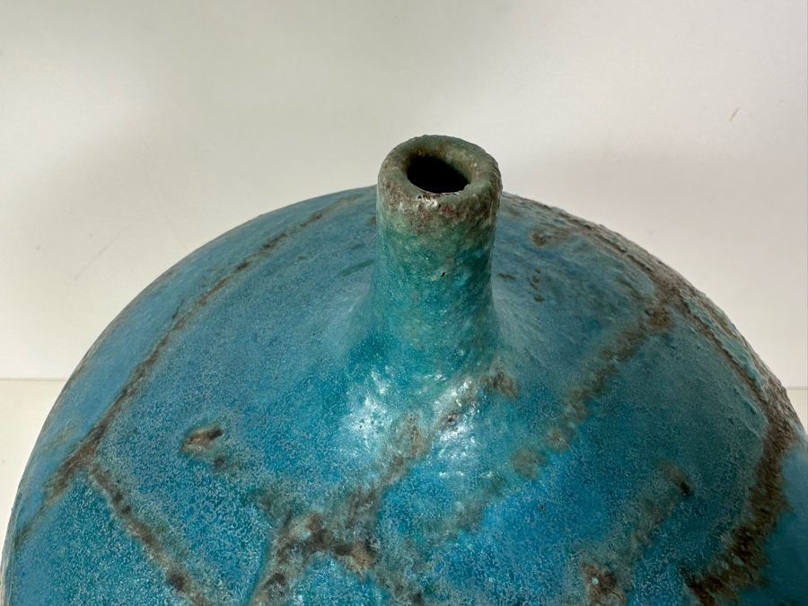 Stunning Alex Long Signed Pottery Vase 1992 15'H [Photo 5]