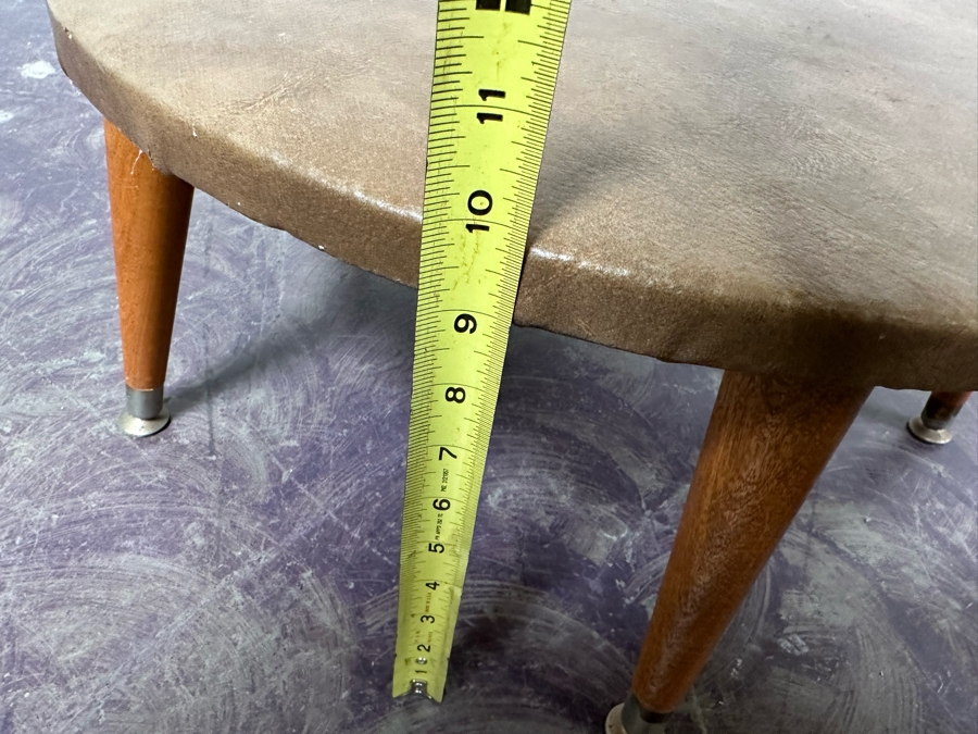 Mid-Century Modern Round Low Profile Table 21.5'R X 10'H [Photo 6]
