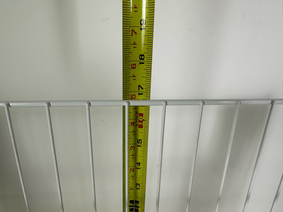 White Metal 3-Tier Magazine Vinyl Record Rack 26'W X 10'D X 17'H [Photo 6]