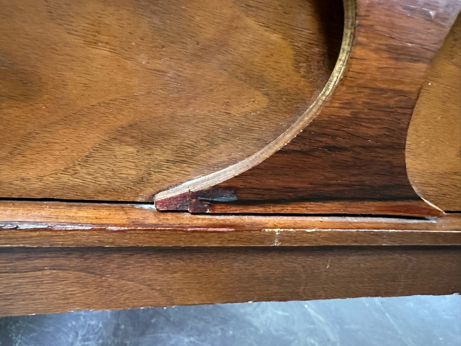 Pair Of Mid-Century Modern Kent Coffey Perspecta End Tables Walnut, Rosewood & Elm Wood 24'W X 30'D X 20'H [Photo 10]