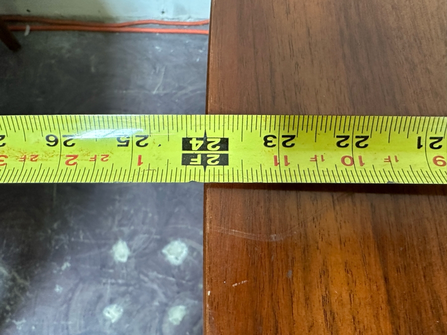 Pair Of Mid-Century Modern Kent Coffey Perspecta End Tables Walnut, Rosewood & Elm Wood 24'W X 30'D X 20'H [Photo 17]