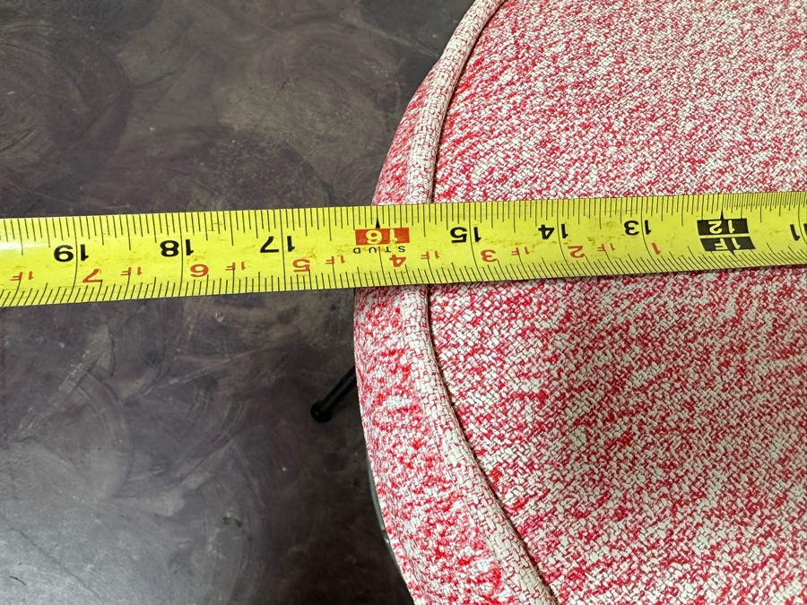 Mid-Century Modern Round Foot Stool 16'W X 17'H [Photo 7]