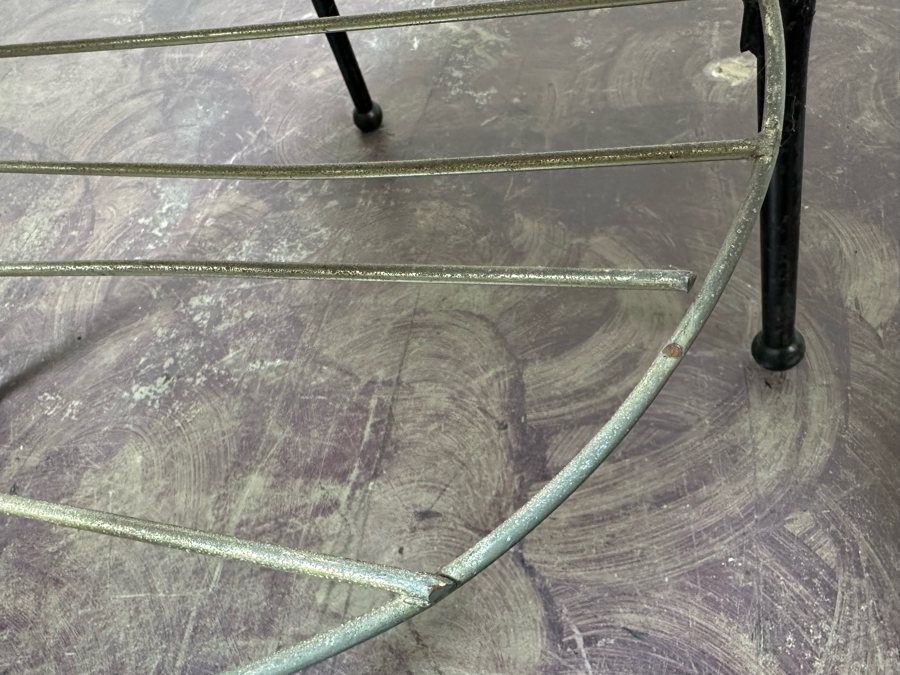 Mid-Century Modern Round Foot Stool 16'W X 17'H [Photo 6]