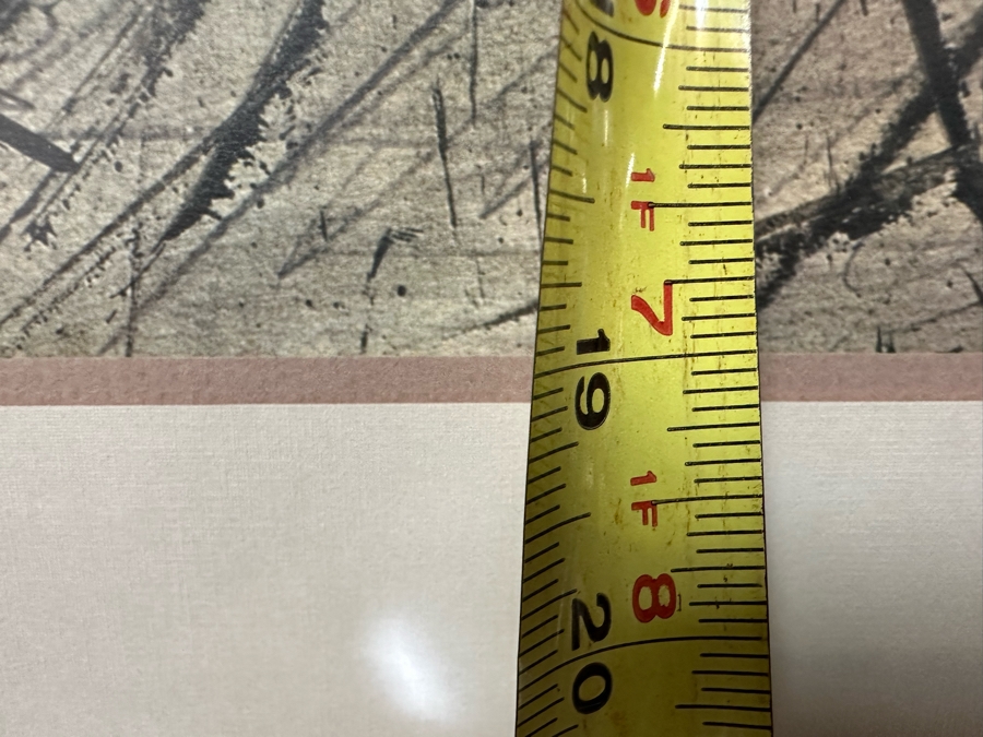 Bernard Buffet (1928-1999, French) Harbor In Brittany Print 24.5' X 19' Framed 31' X 25' [Photo 6]