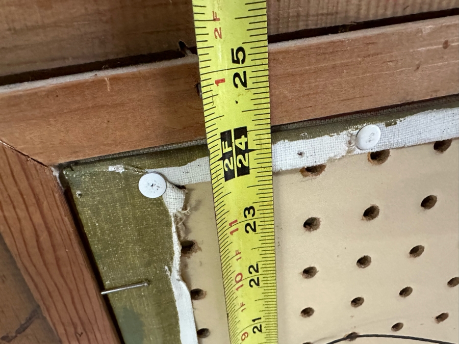 Vintage Original Still Life Painting On Canvas Signed Tell 18' X 24' Framed 27' X 33' [Photo 9]