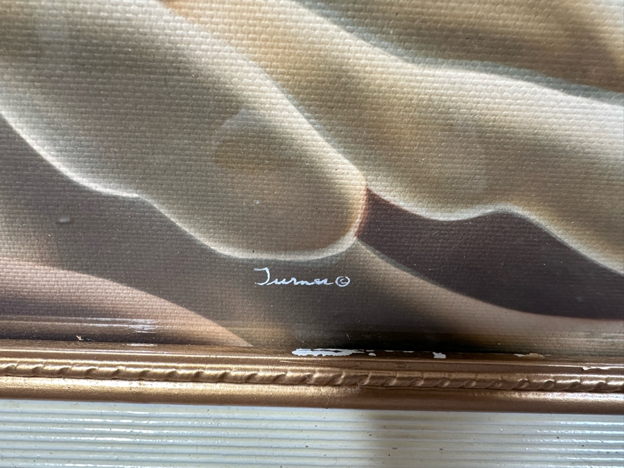 Stunning Vintage Turner Egret Print Framed 32.5'W X 27'H [Photo 4]