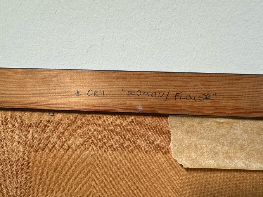 Framed Pablo Picasso Woman-Flower Poster Published By Enormous Art Printed In Great Britain Framed 26.5'W X 34.5'H [Photo 10]