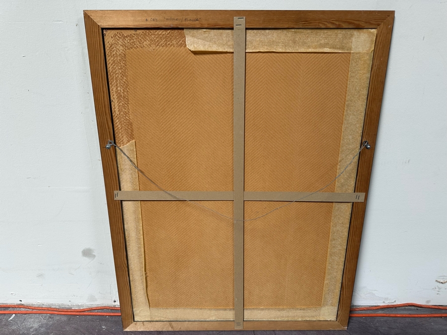 Framed Pablo Picasso Woman-Flower Poster Published By Enormous Art Printed In Great Britain Framed 26.5'W X 34.5'H [Photo 9]