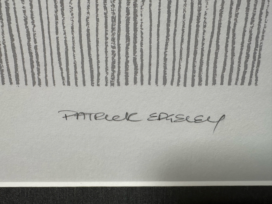 Hand Signed & Numbered Patrick Edgeley Mid-Century Style Still Life Screen Print Numbered 88 Of 90 19'W X 26'H Framed 30'W X 37'H [Photo 6]