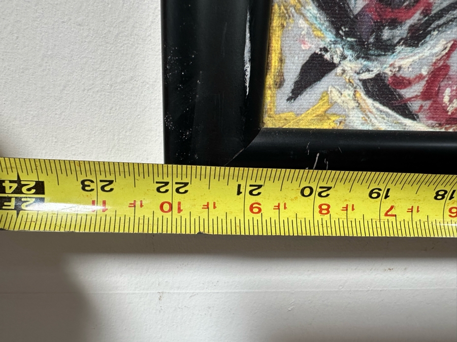 Jackson Pollock Framed Canvas Print Titled 'The Moon Woman 1942' 22'W X 34'H [Photo 10]