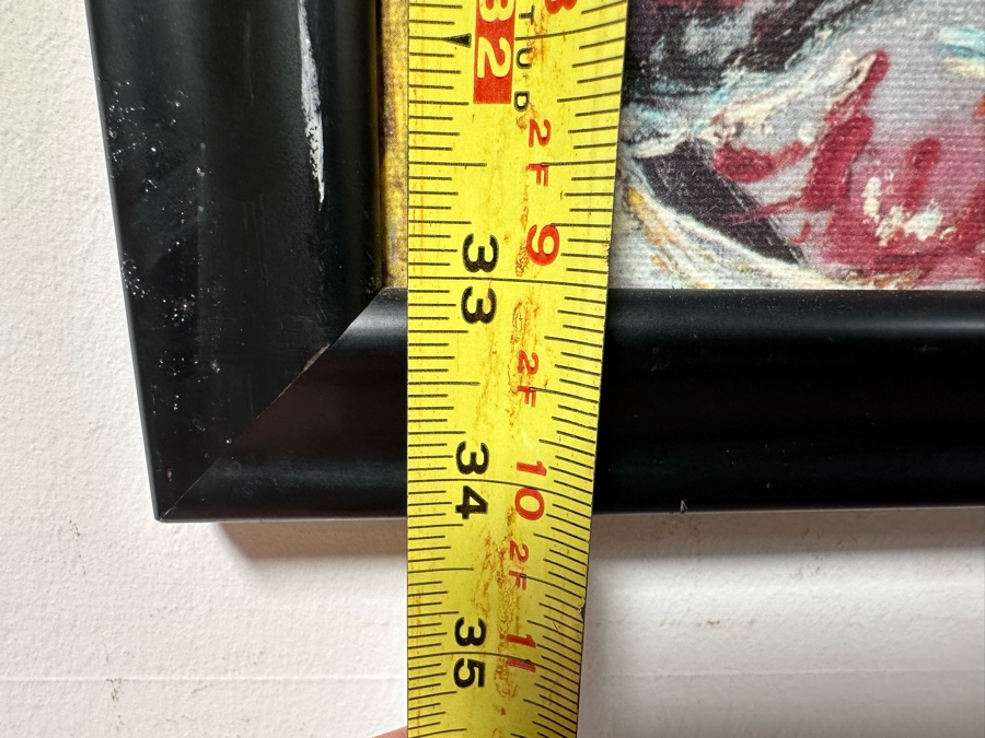 Jackson Pollock Framed Canvas Print Titled 'The Moon Woman 1942' 22'W X 34'H [Photo 11]