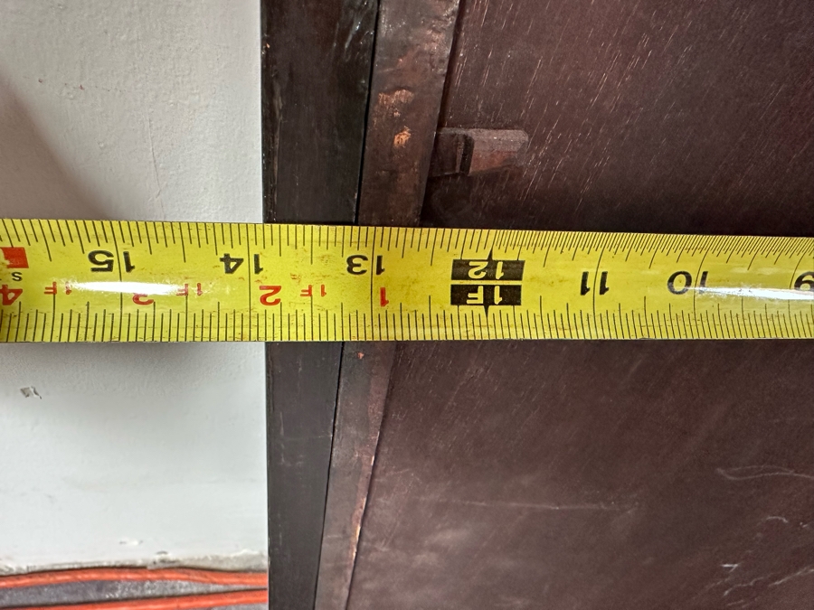 Vintage Original Chinese Reverse Painting On Glass Signed & Framed 13'W X 22'H [Photo 10]