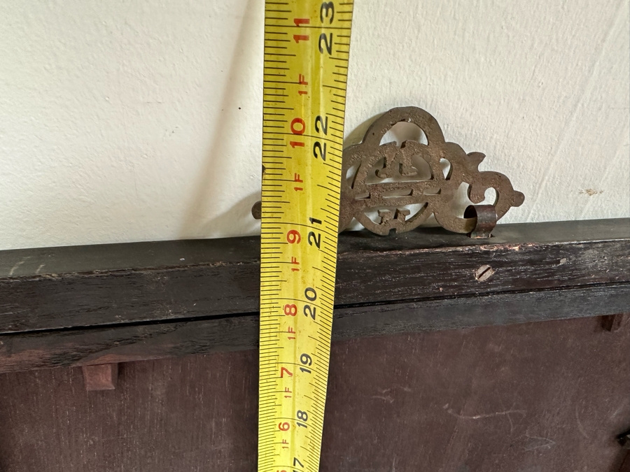 Vintage Original Chinese Reverse Painting On Glass Signed & Framed 13'W X 22'H [Photo 11]