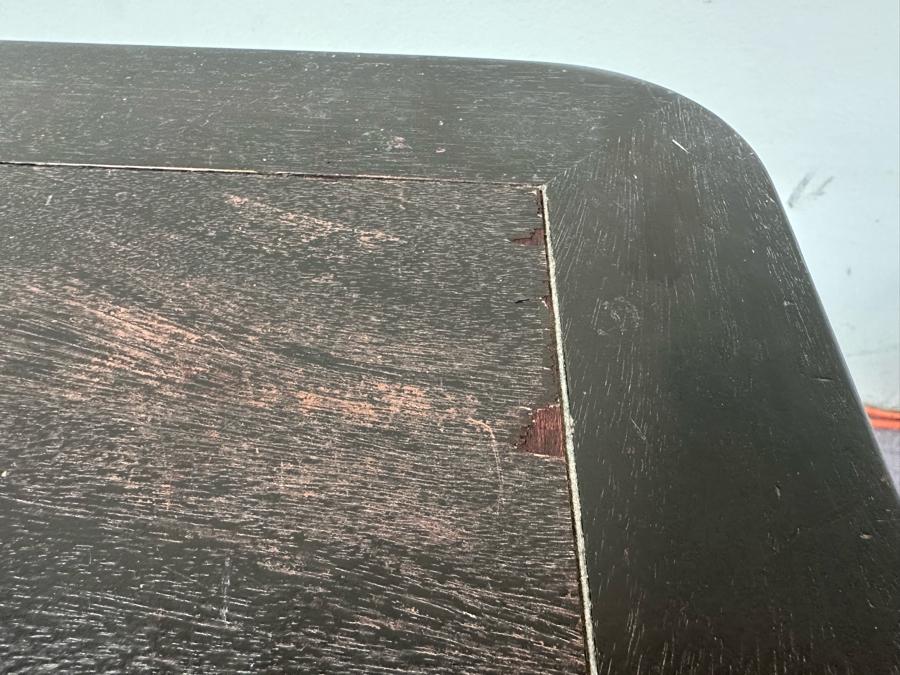 Vintage Mid-Century Modern Atomic Wooden Side Table By Weiman Tables Heirloom 295-2480 22'W X 22'D X 22'H [Photo 6]